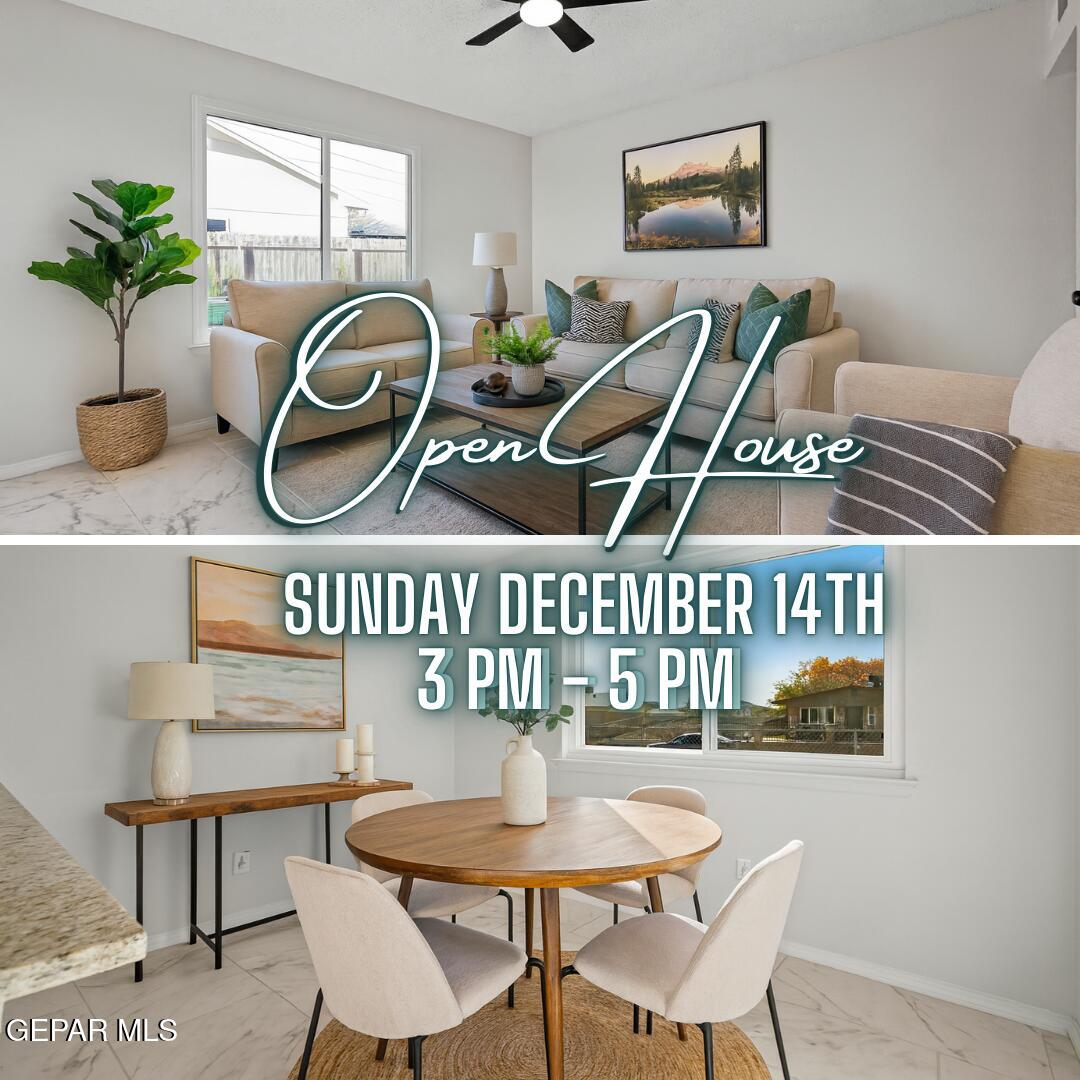219 Caribe Circle El Paso, TX 79927 - Photo 2 of 43 a table with a potted plant and a window