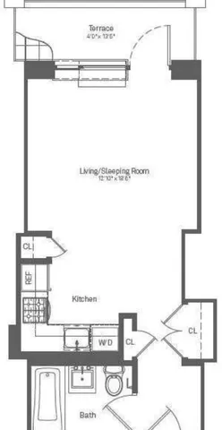 a couple of potted plants in front of a building