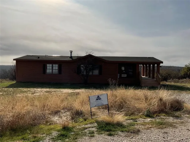 a backyard of a house