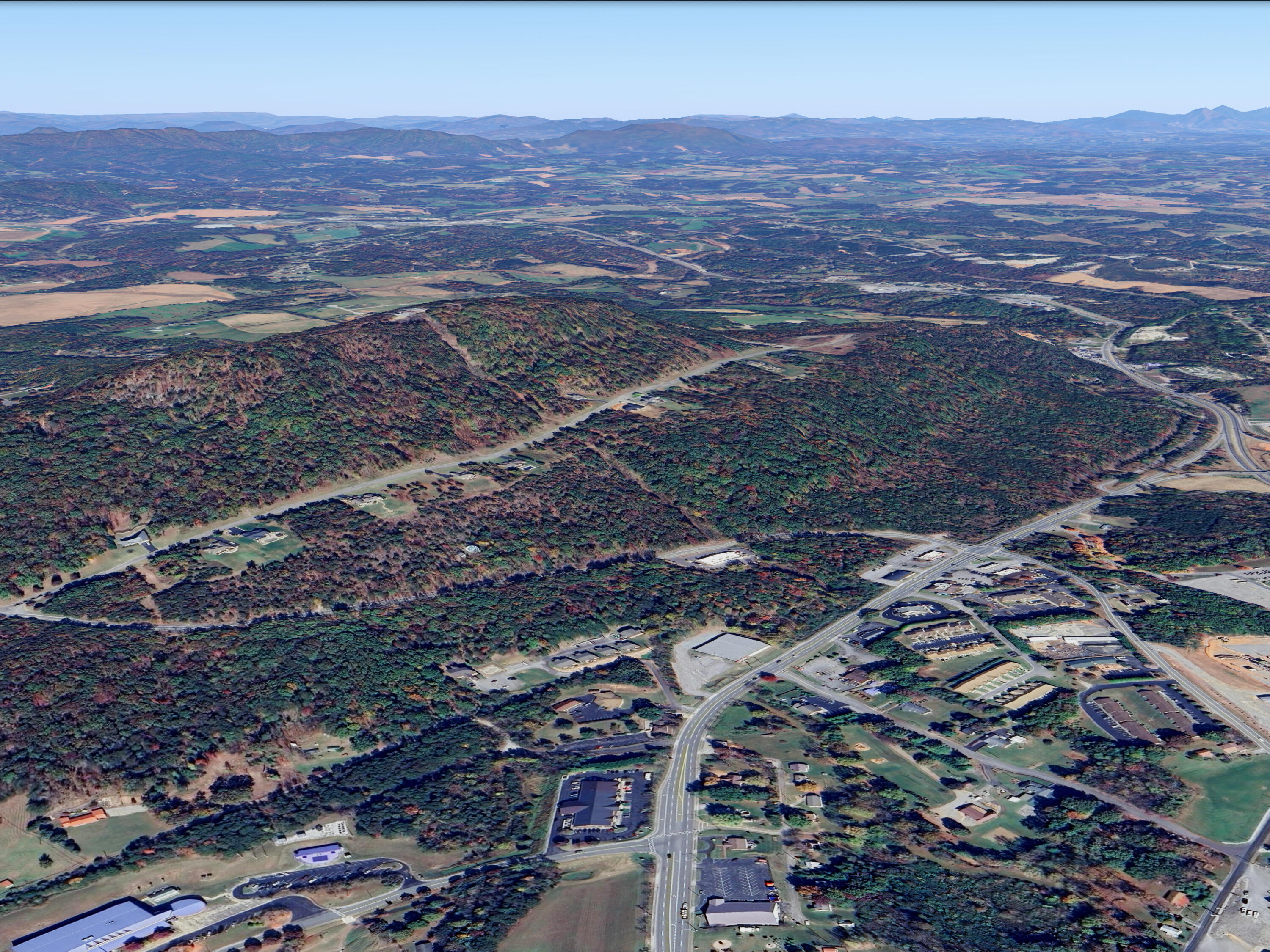 0 North Main Street Rocky Mount, VA 24151 - Photo 9 of 19 an aerial view of residential house and green space