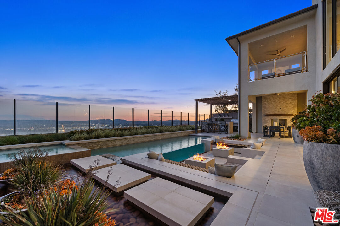 20378 Marlow Lane Porter Ranch, CA 91326 - Photo 51 of 52 a view of swimming pool with outdoor seating