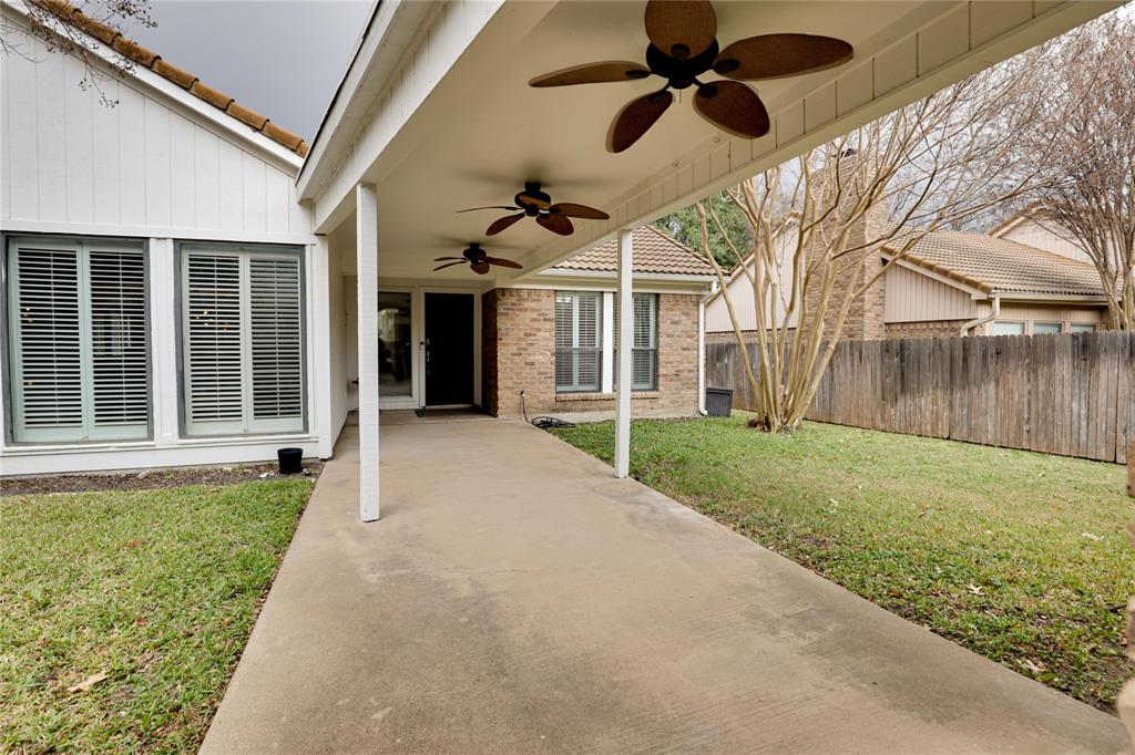 54 Legend Road Benbrook, TX 76132 - Photo 2 of 23 a view of a house with backyard and porch
