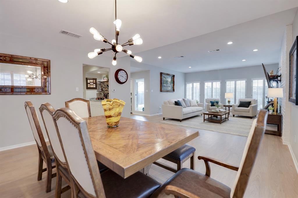 54 Legend Road Benbrook, TX 76132 - Photo 5 of 19 Dining room and living room