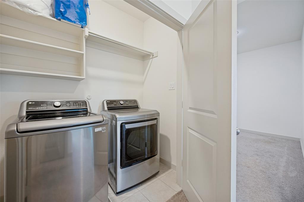 2741 Splendor Lane Little Elm, TX 75068 - Photo 15 of 32 Stainless washer and dryer convey with sale.