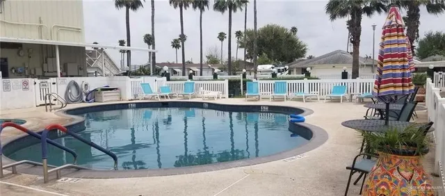 a outdoor view with a sitting space