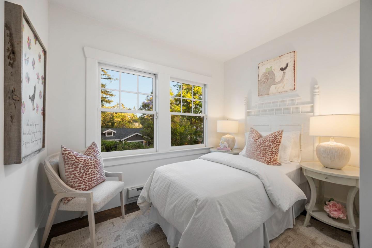 445 Arlington Road Redwood City, CA 94062 - Photo 26 of 50 a bedroom with a bed and a window