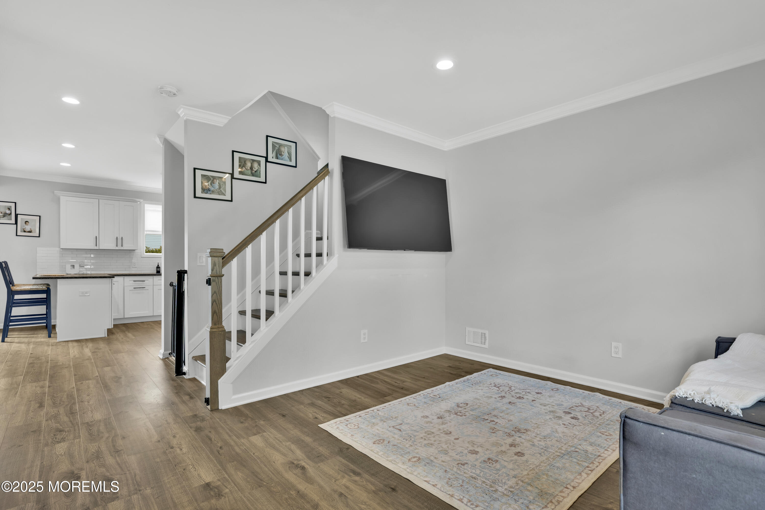 134 County Road Cliffwood, NJ 07721 - Photo 6 of 28 a view of entryway and hall with wooden floor