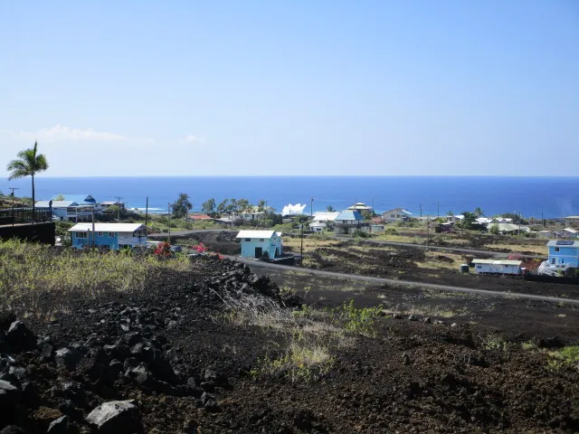 a view of city and ocean
