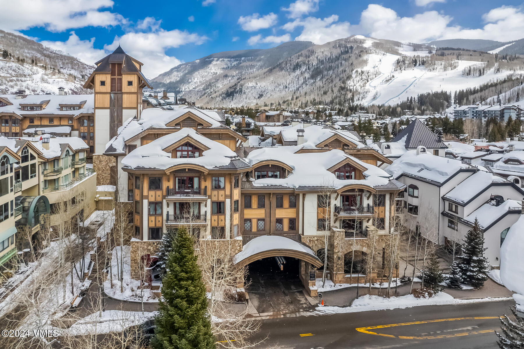 16 Vail Road Vail, CO 81657 - Photo 14 of 36 a view of multiple houses with a street