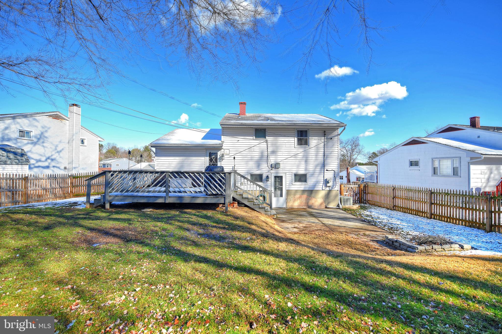 3415 Upton Road Baltimore, MD 21234 - Photo 6 of 35 View from rear - fully fenced!