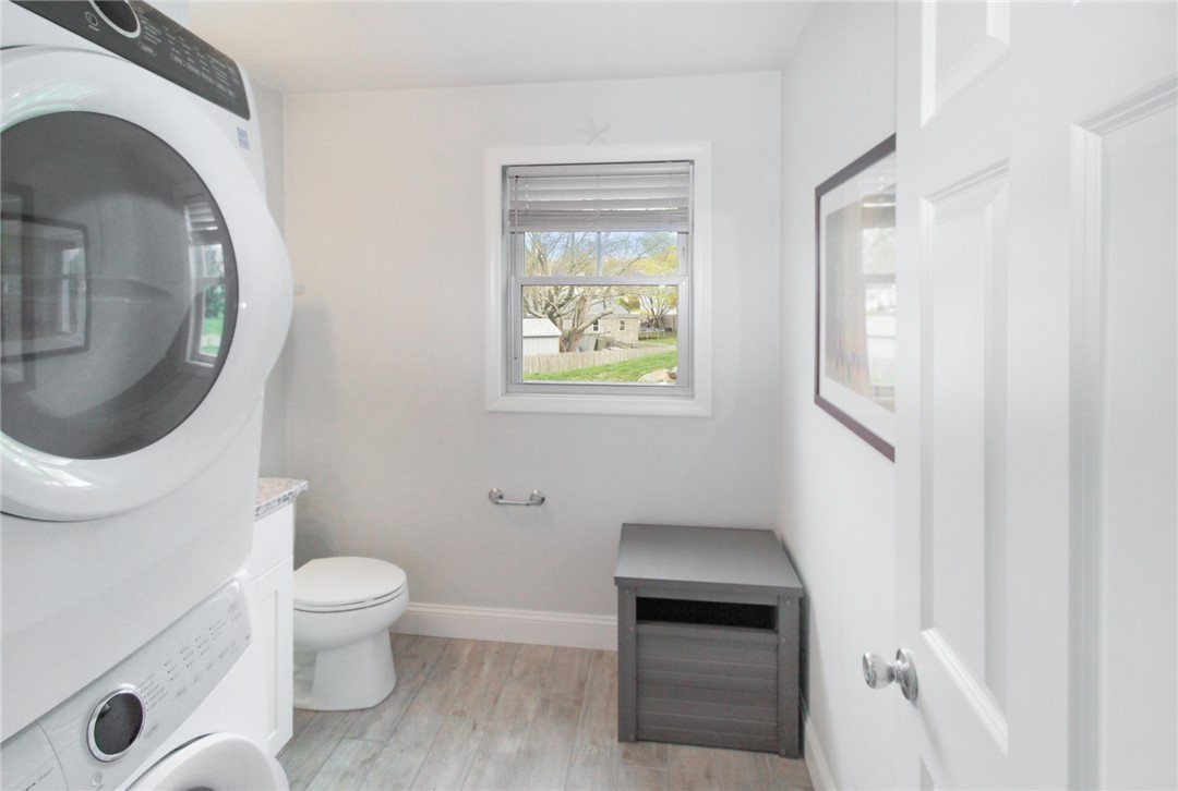 37 Mariner Way Middletown, RI 02842 - Photo 20 of 36 1st Floor Bathroom is privately situated and has stack Laundry