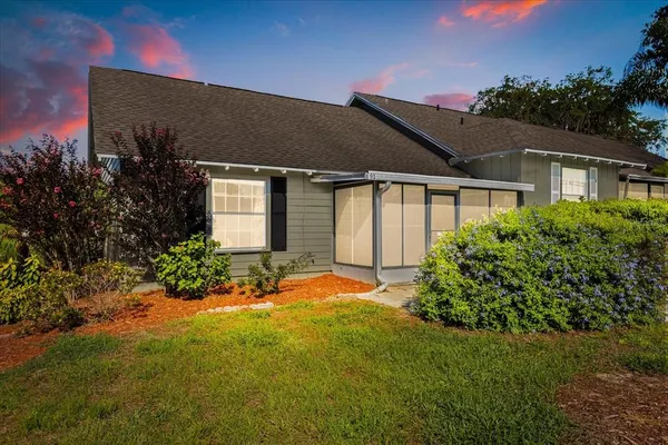front view of house with a yard