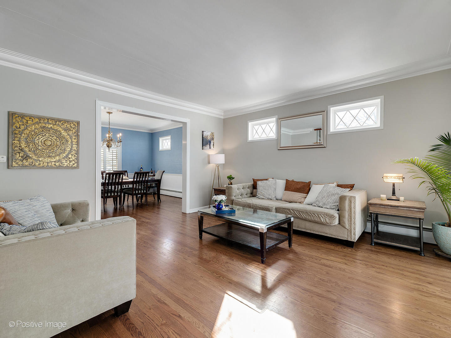 213 Woodside Road Riverside, IL 60546 - Photo 7 of 35 a living room with furniture and a wooden floor