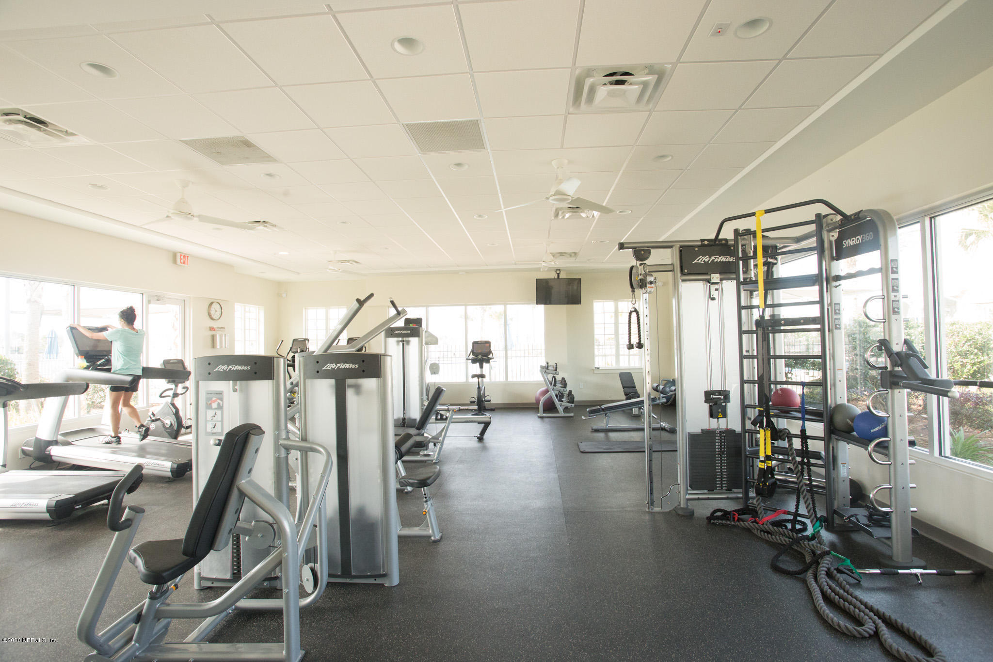 92 Bluejack Lane St. Augustine, FL 32095 - Photo 41 of 44 a view of a room with gym equipment