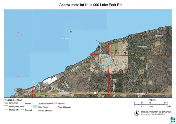 $44,900 | 0 Lake Park Road, Ashland, WI 54806