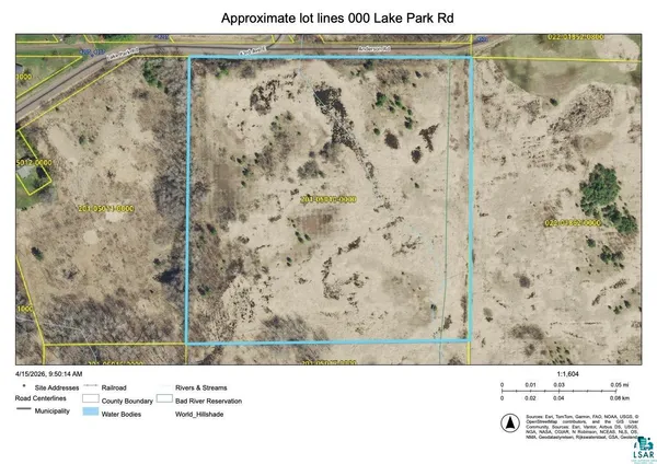 $44,900 | 0 Lake Park Road, Ashland, WI 54806