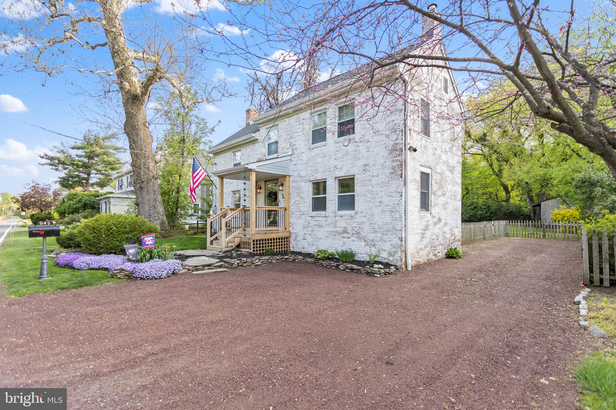 942 Province Line Road Allentown, NJ 08501 - Photo 6 of 50 a view of a house with a yard and plants