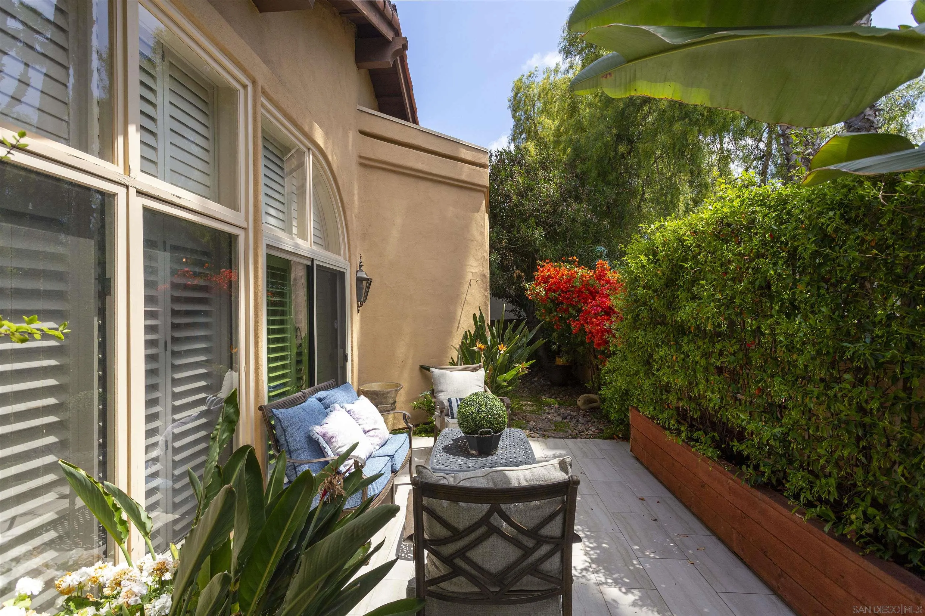 15448 Pimlico Corte Rancho Santa Fe, CA 92067 - Photo 9 of 31 a backyard of a house with outdoor seating