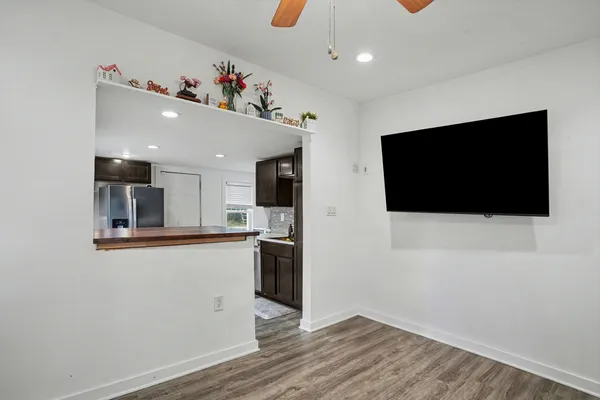 a view of a living room