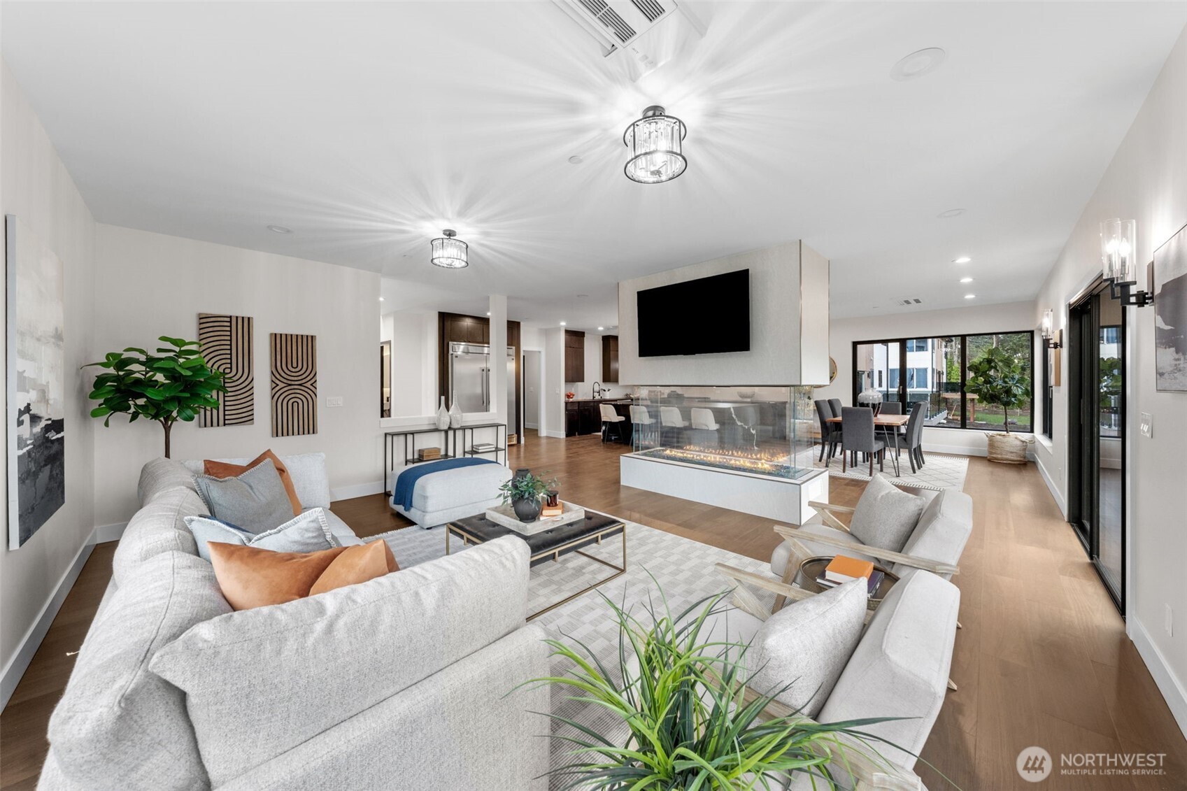 7901 240th Street Southwest Edmonds, WA 98026 - Photo 20 of 37 a living room with furniture and a flat screen tv
