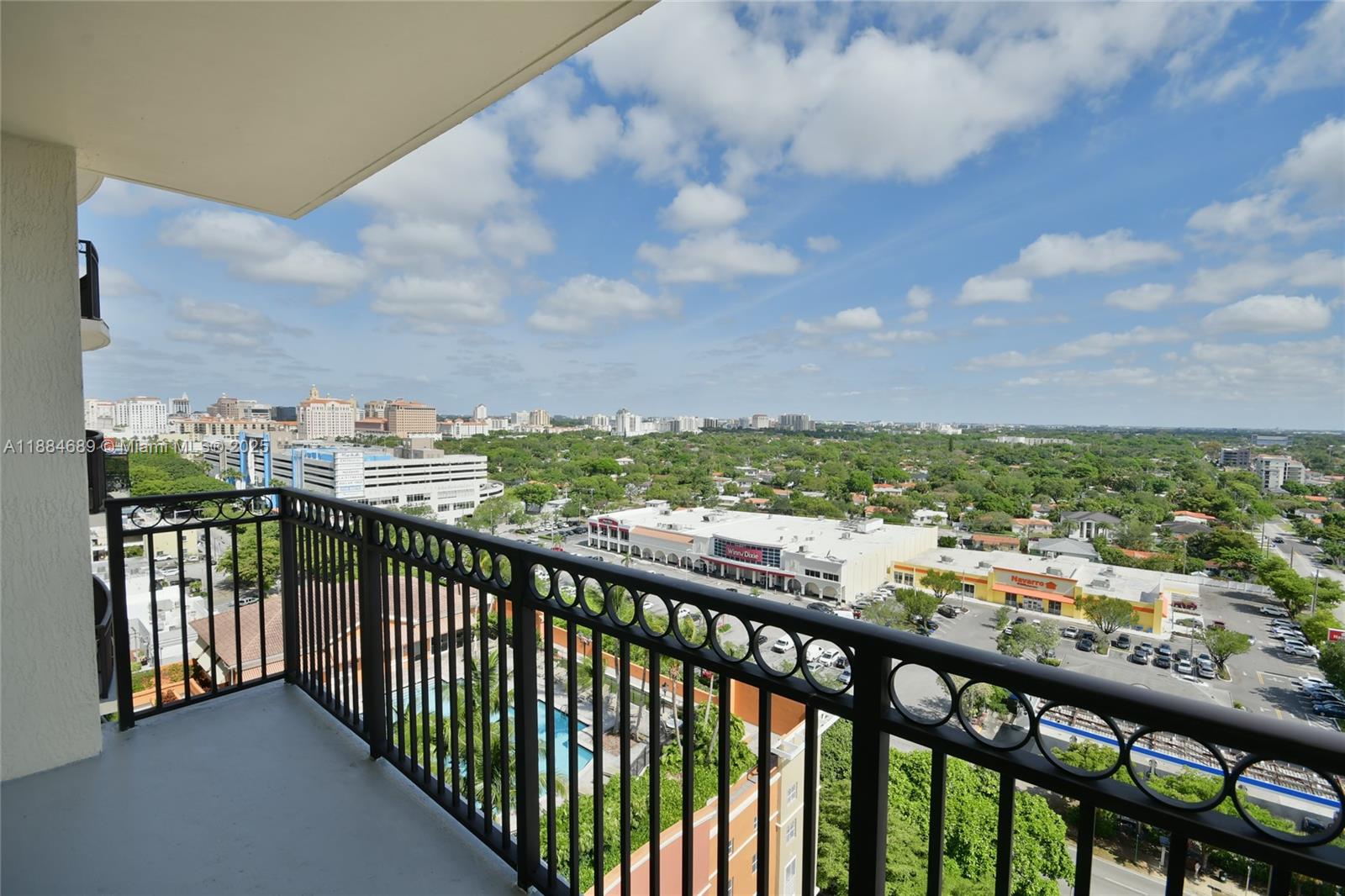 3232 Southwest 22nd Terrace, Unit 1502 Miami, FL 33145 - Photo 20 of 45 a view of city from a balcony