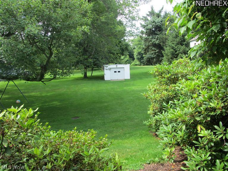 917 Waterloo Road Mogadore, OH 44260 - Photo 5 of 21 Here is the back yard with detached garage.