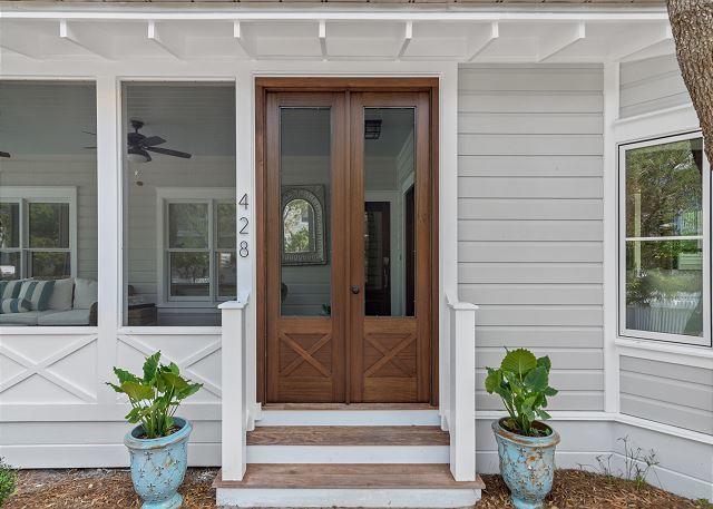 428 West Grove Avenue Santa Rosa Beach, FL 32459 - Photo 6 of 40 Front entrance to porch