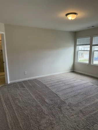 view of a room with racks on the wall