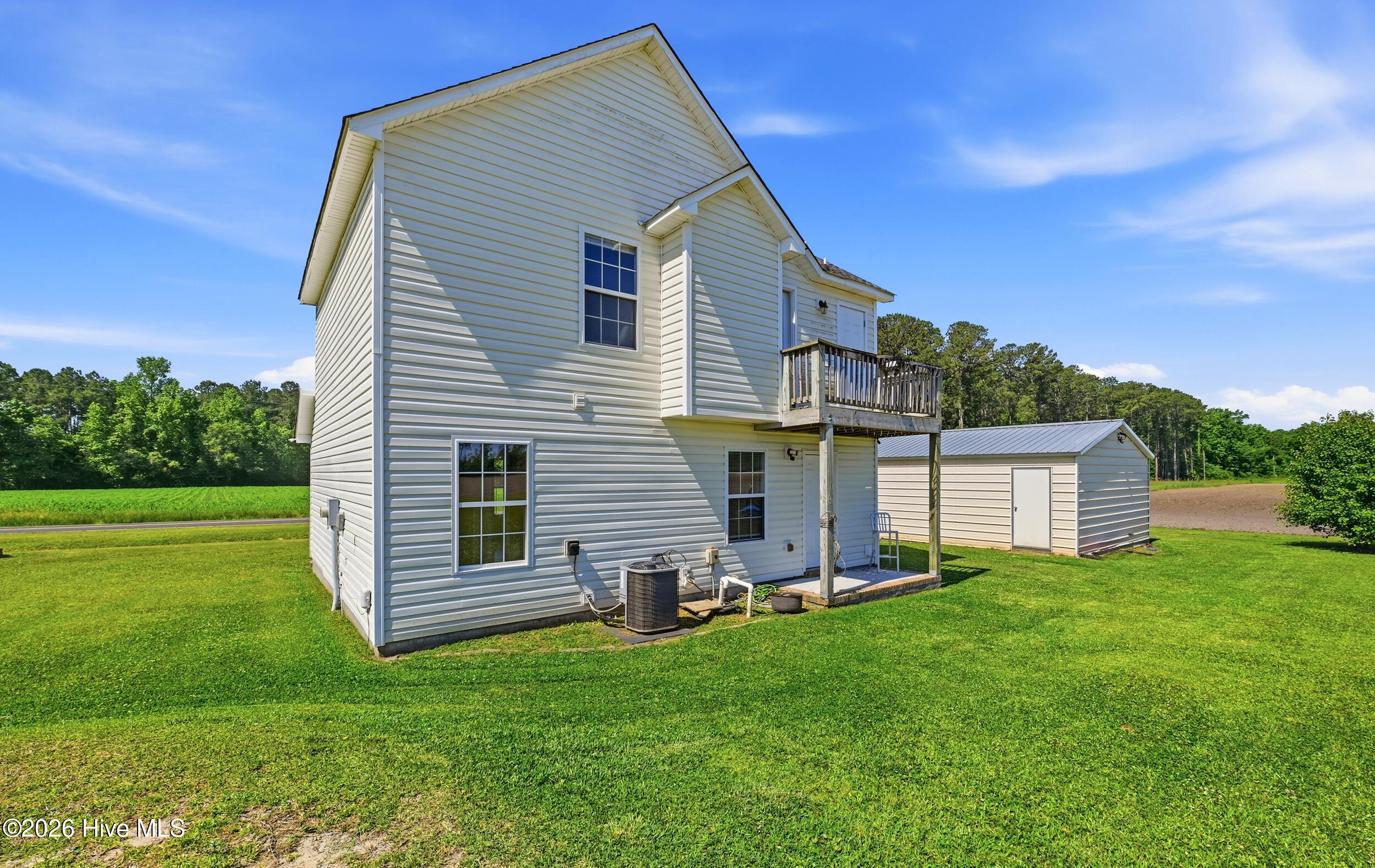 380 Swinson Road Maple Hill, NC 28454 - Photo 29 of 56 Back of home