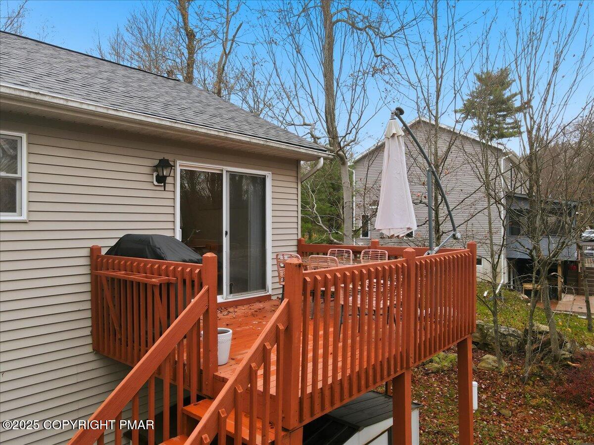 163 Long Woods Road Tobyhanna, PA 18466 - Photo 39 of 52 a view of outdoor space and deck