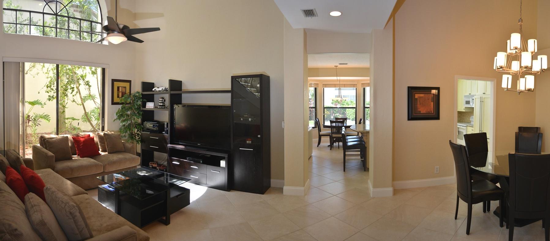 23484 Mirabella Circle South Boca Raton, FL 33433 - Photo 3 of 36 Living Room To Dining Room