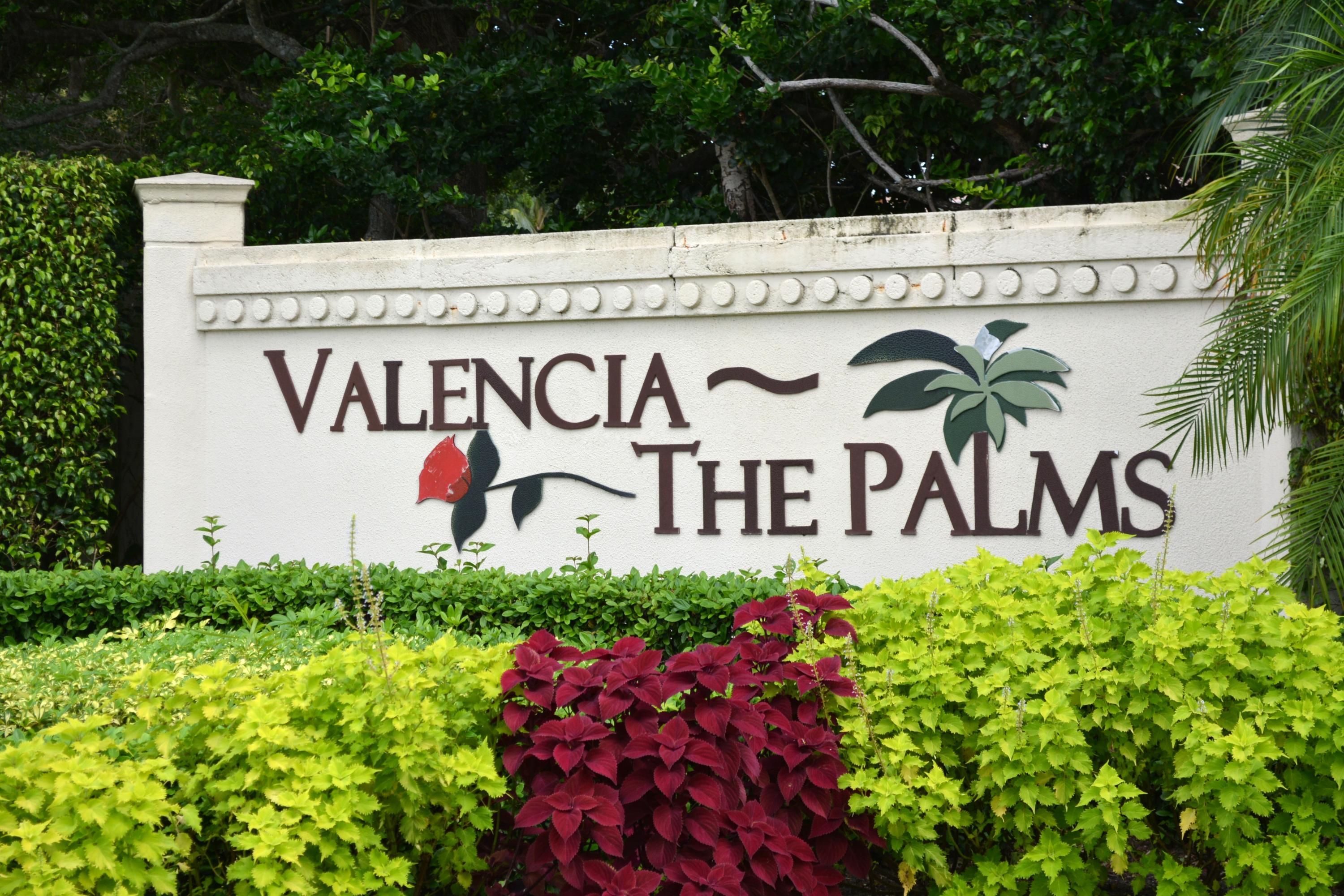 23484 Mirabella Circle South Boca Raton, FL 33433 - Photo 35 of 36 Valencia & Palms Street Sign