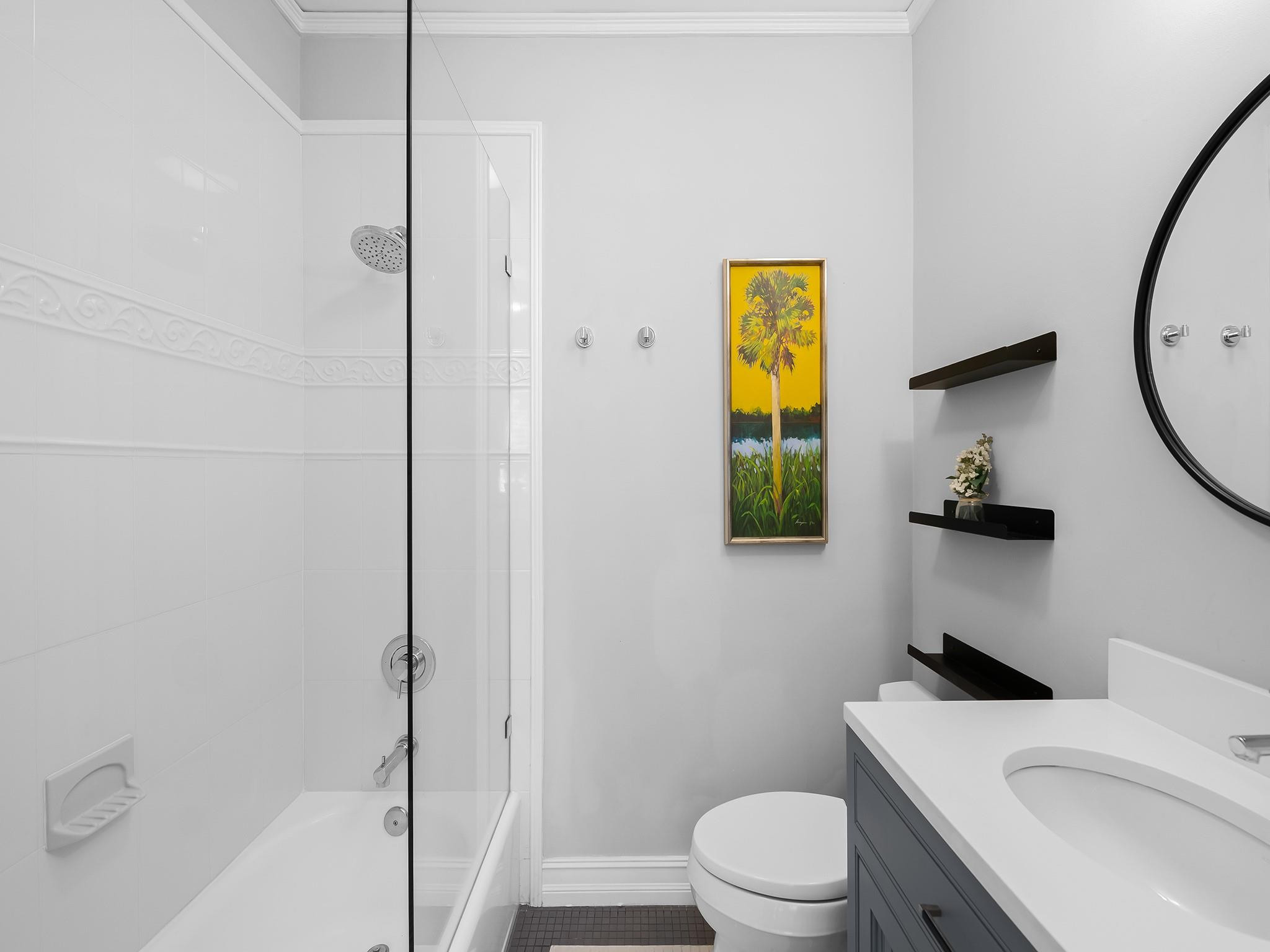 525 North Victoria Park Road Fort Lauderdale, FL 33301 - Photo 31 of 52 a bathroom with a sink a toilet and shower