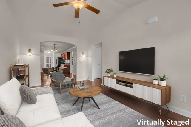 a kitchen with stainless steel appliances granite countertop a refrigerator sink and cabinets