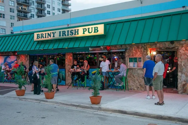 a view of street and shops