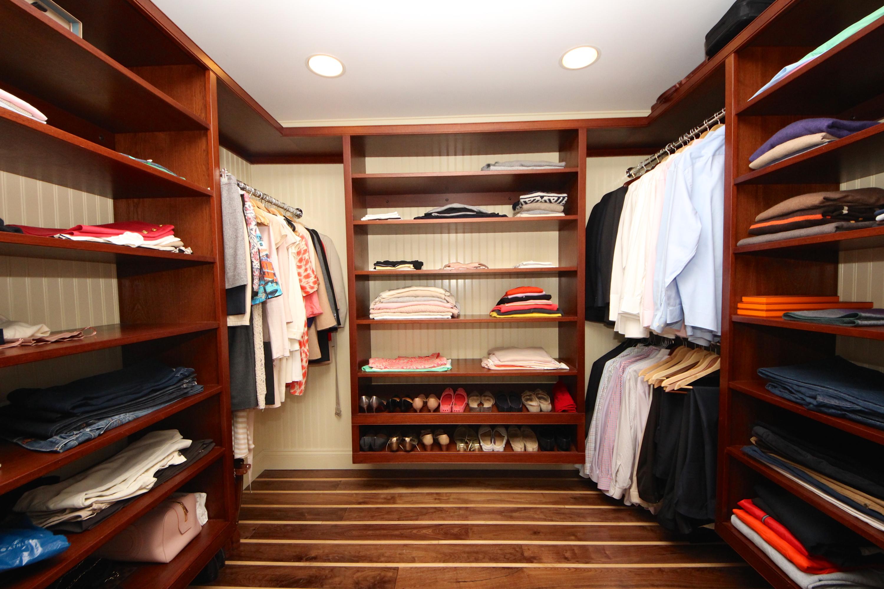 33 Intervale Road Darien, CT 06820 - Photo 14 of 28 a view of walk in closet with clothes and shoes