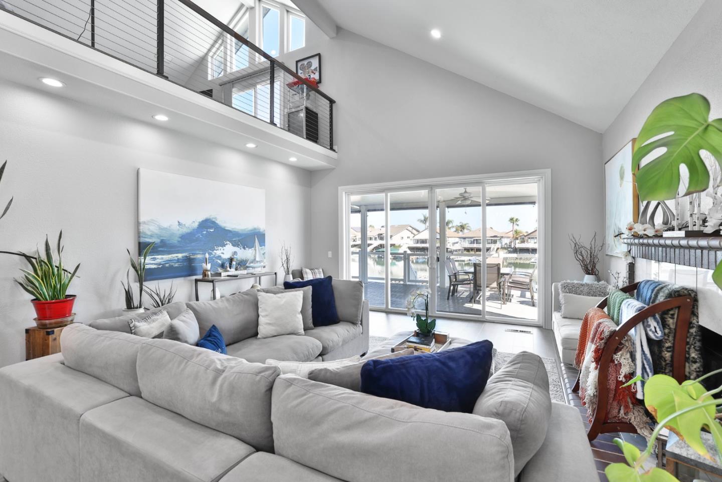 1944 Windward Point Discovery Bay, CA 94505 - Photo 8 of 43 a living room with furniture and a floor to ceiling window
