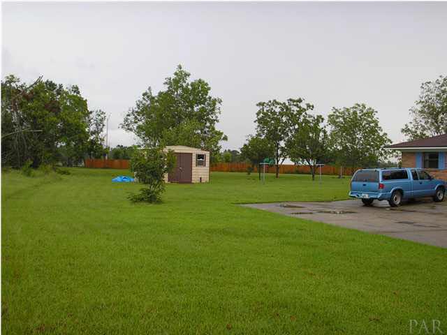 5460 Frank Reeder Road Pensacola, FL 32526 - Photo 3 of 7 Side view of lot