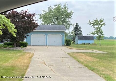 Garage & shed area