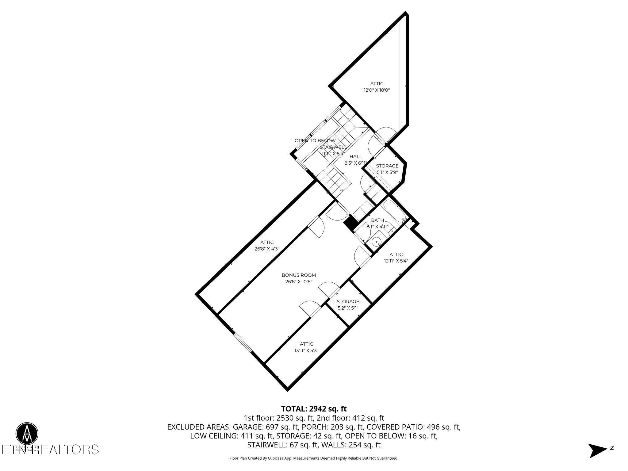 1550 New Hope Road Rockwood, TN 37854 - Photo 38 of 38 Floorplan