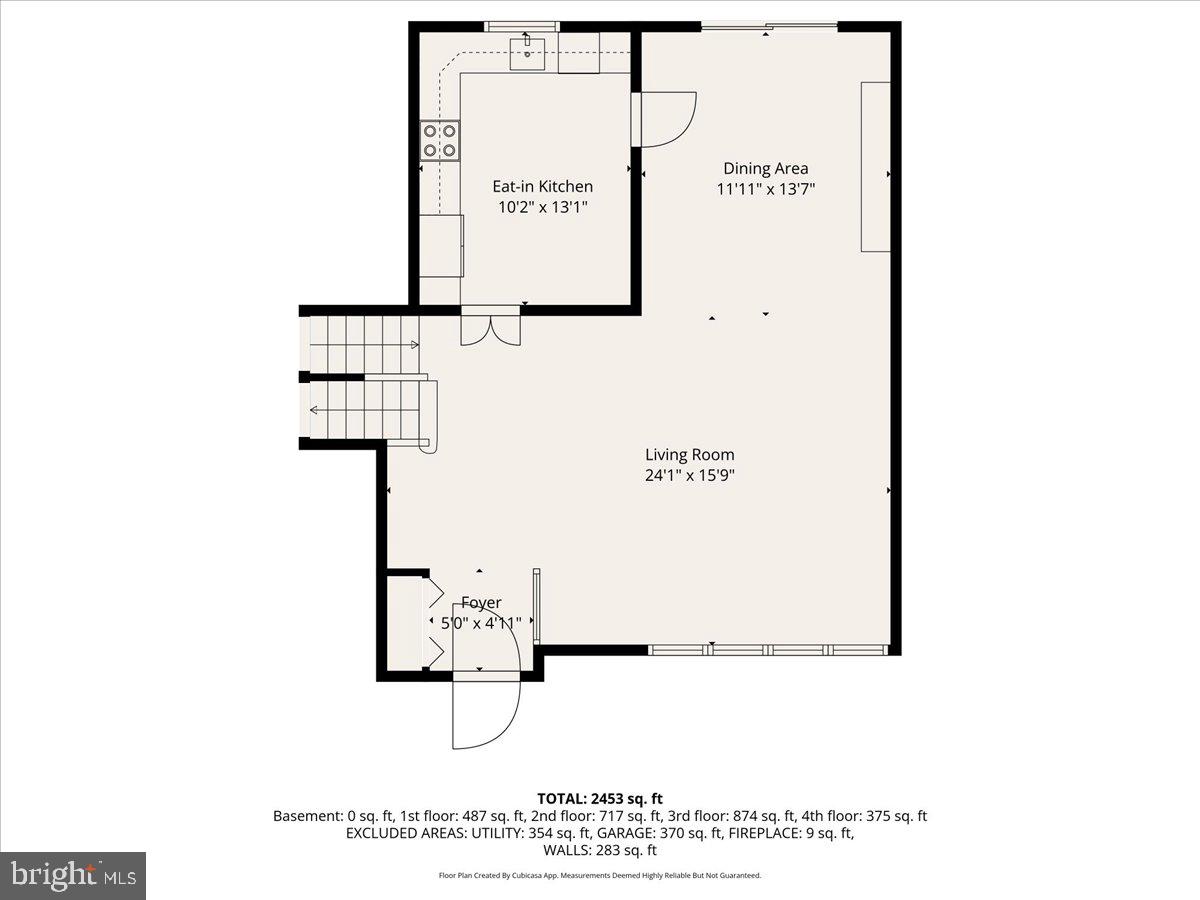 275 Barwynne Road Wynnewood, PA 19096 - Photo 36 of 39 Floor plan first floor