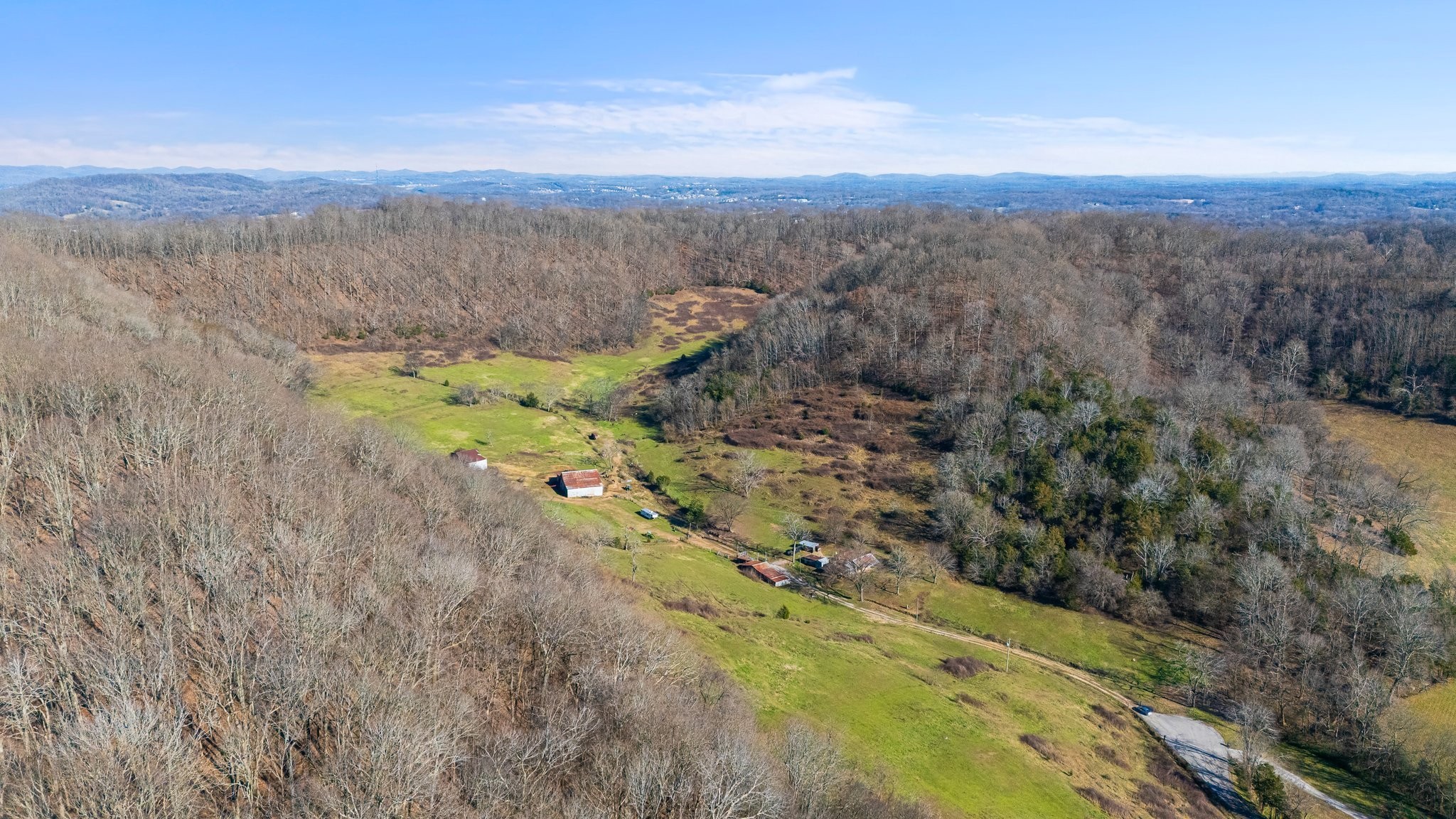 4701 Reed Road Thompson's Station, TN 37179 - Photo 13 of 27 a view of a yard with a mountain view