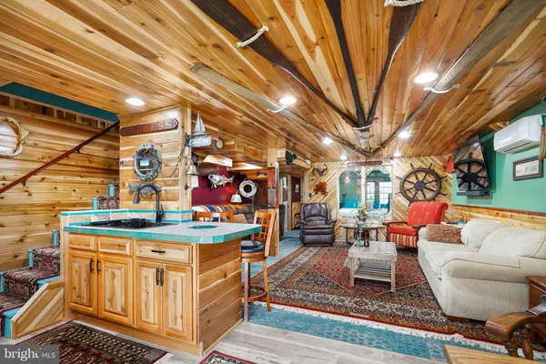 a view of a chairs in a patio