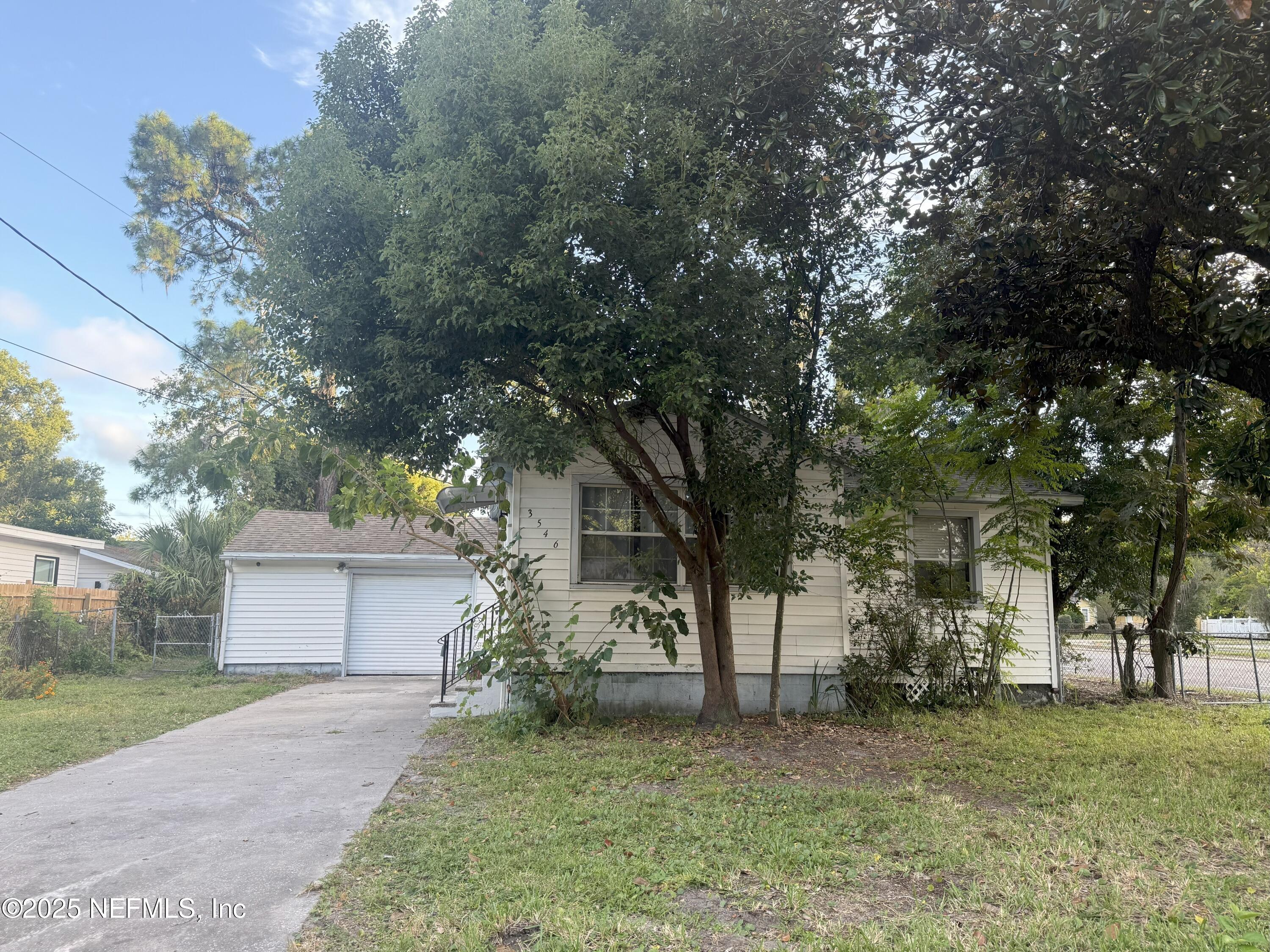 3546 Oleander Street Jacksonville, FL 32254 - Photo 31 of 32 a tree in a yard next to a building