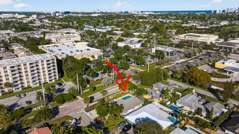 a view of a house with a street