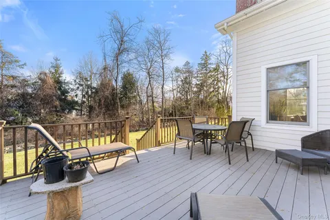 a view of a outdoor seating area with furniture