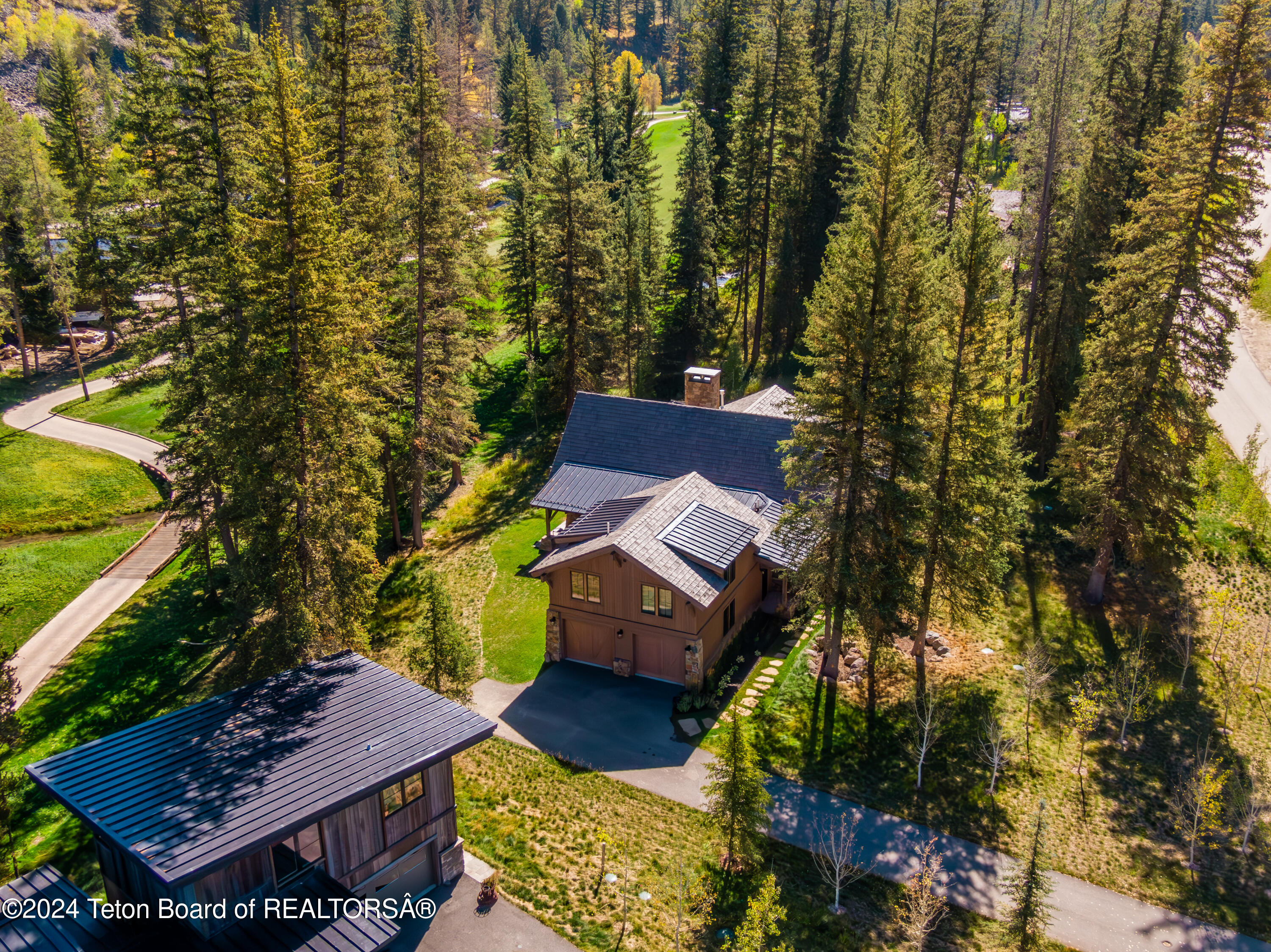 15480 Wagon Road Jackson, WY 83001 - Photo 55 of 59 South Aerial