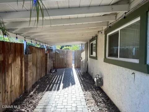 a view of a back yard of the house