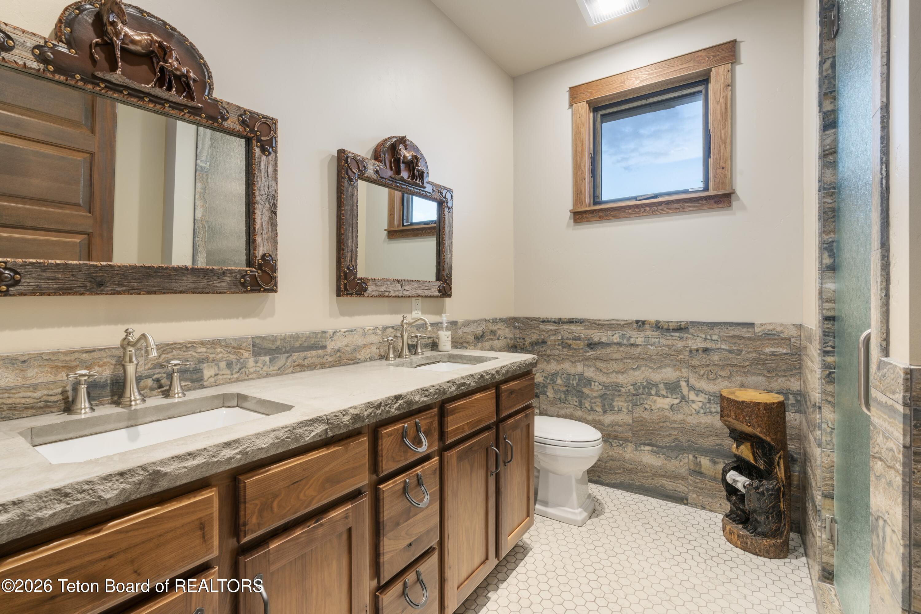 627 Ryegrass Road Daniel, WY 83115 - Photo 49 of 70 Guest House Bathroom