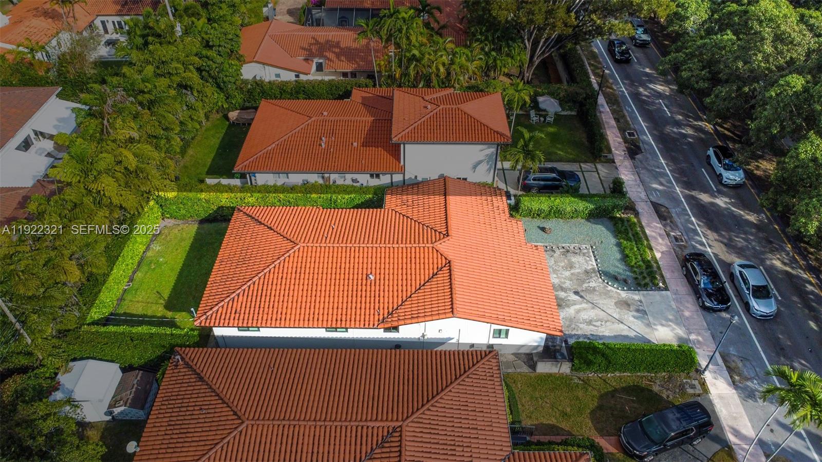 1409 Bird Road Coral Gables, FL 33146 - Photo 34 of 36 an aerial view of a house